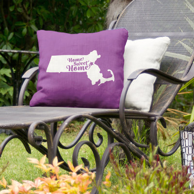 Home Sweet Indoor/Outdoor Throw Pillow