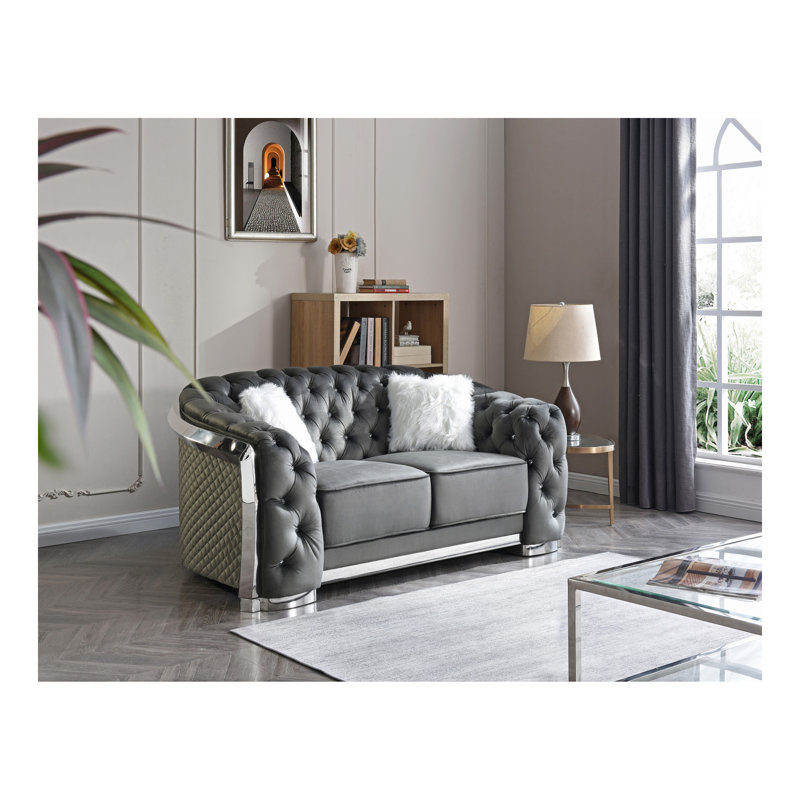 Causeuse Chic, Gris