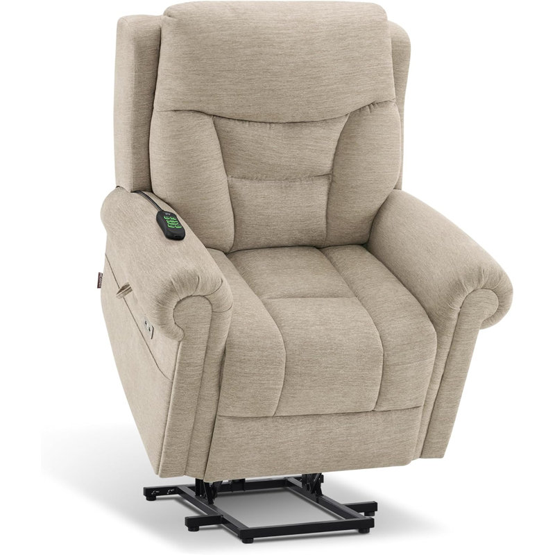 Gordian Lift Assist Recliner with Massager, Beige