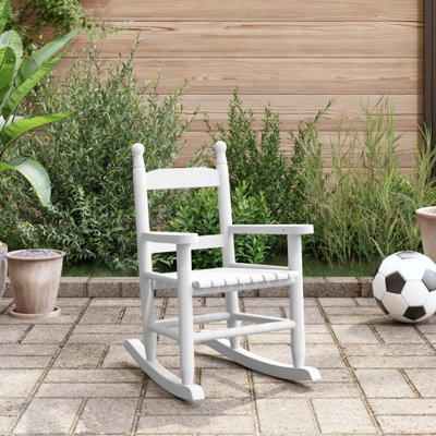 Achaia Solid Wood Rocking Chair