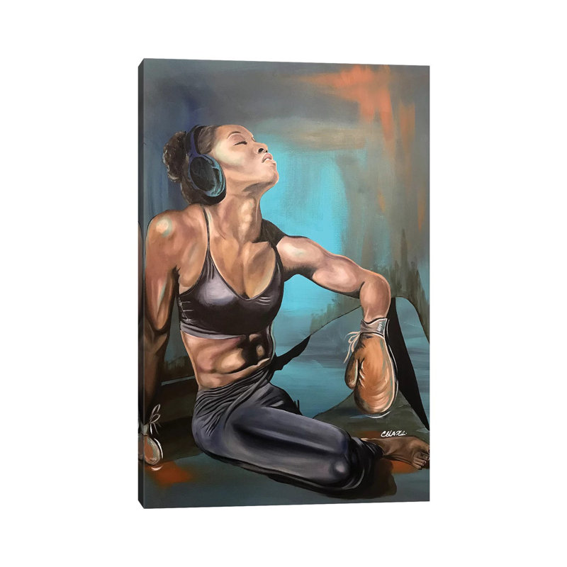 Tianna 1 Piece Painting on Canvas, 20.32 cm H x 30.48 cm W, Wrapped Canvas