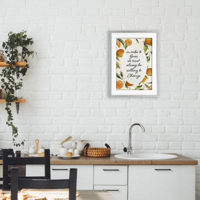 Willing To change, impression sous verre encadrée, design par Janice Gaynor