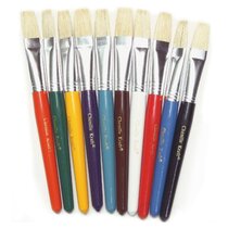 Borrello Old Artist Paintbrushes Hokku Designs Size: 30 H x 30 W x 1.25 D