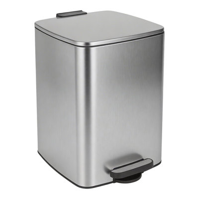 Stainless Steel Step On Kitchen Trash Can - 20L