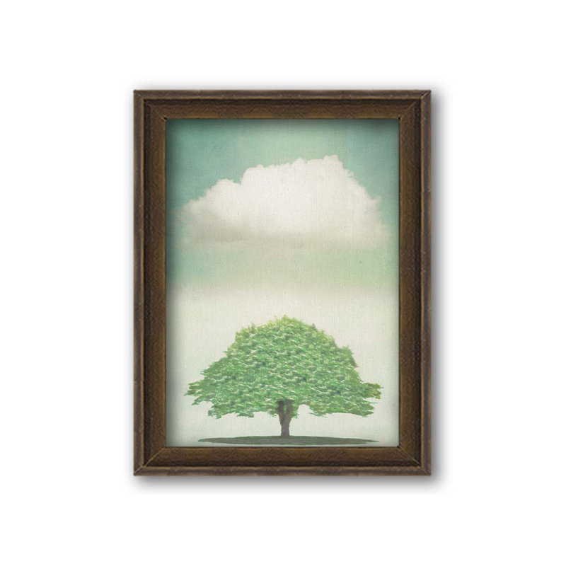 Synchronicitree par Hal Halli. Impression sur papier - Montée et encadrée, H 34 po x l 44 po