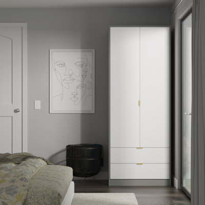 Becklyn Manufactured Wood Wardrobe