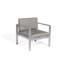 Aluminium Garden Armchair Light Grey SALERNO-994706879