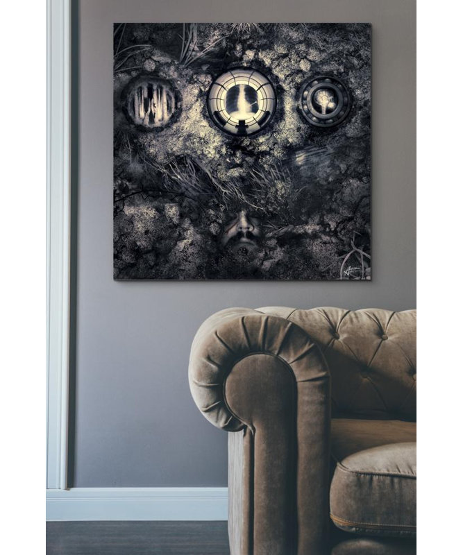 «The Man That raté» par Mario Sanchez Nevado - impression sur toile tendue, H 37 po x l 37 po x P 1,5 po