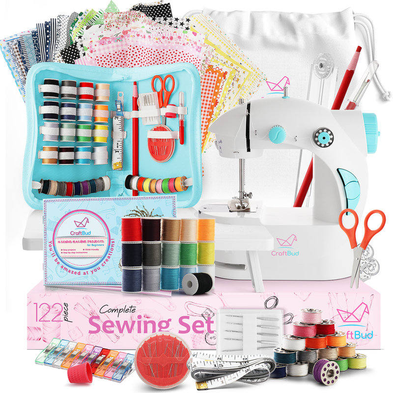 CraftBud Mechanical Sewing Machine Set For Beginners, Premium Set