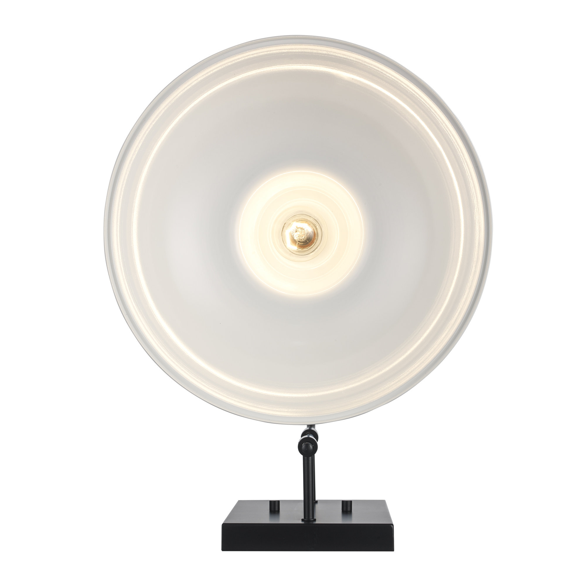 Santuci Single Light Bell Outdoor Steel Wall Light, Black/White, 15.75" H x 13.75" W x 18.75" D