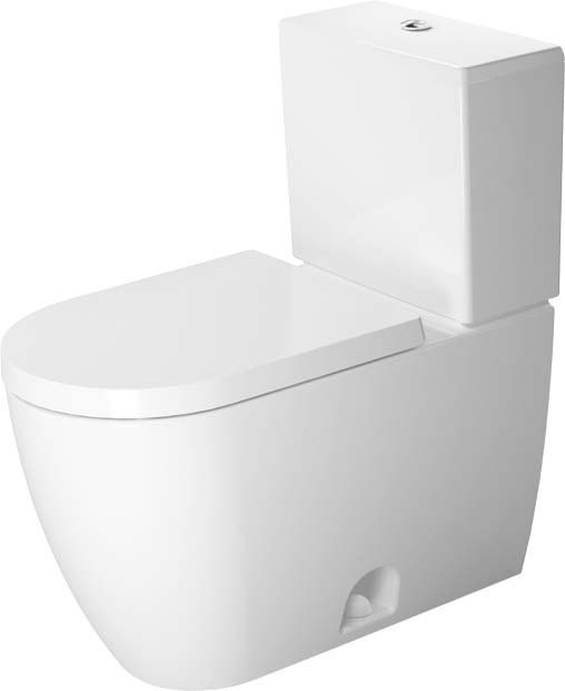 Me by Starck Elongated Two-Piece Toilet (Seat Not Included), White, 1.32