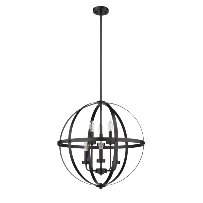 Pavica 6 - Light Matte Black Pendant