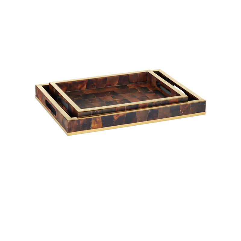 Ensemble de 2 plateaux Casey Brown