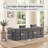 Convertible Sofa Bed - Foldable Upholstered Couch with Cupholders & Storage Pockets- Modular Sectional for Living Room, Bedroom, Studio - Compression Sofa in Box-552691726