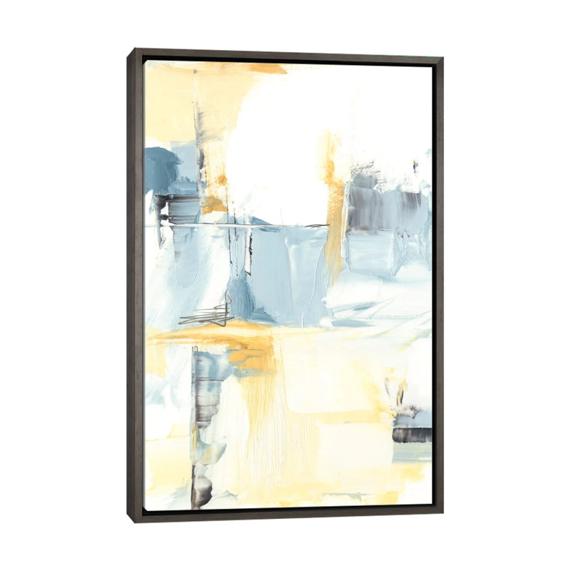 "Subtilité I" par Ethan Harper, reproduction d’art, Toile encadrée de bois rustique foncé, H 26 po x l 18 po x P 1,5 po