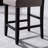 Jennifer Home Upholstered Back Stool with Wood Base for Kitchen-87378903-86625587