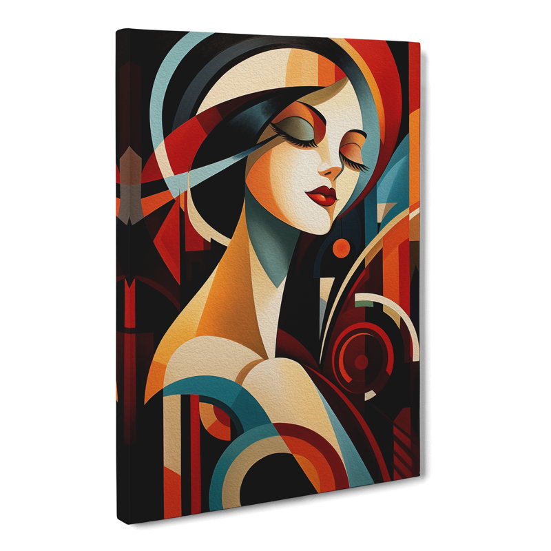 Deco Woman Abstract No.2 - Print, 76cm H x 50cm W x 3cm D