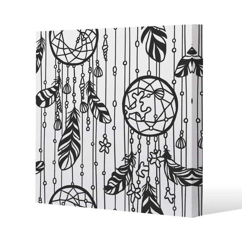 Slim Style Canvas Print 90x90cm , 15mm Slim Real wood.
