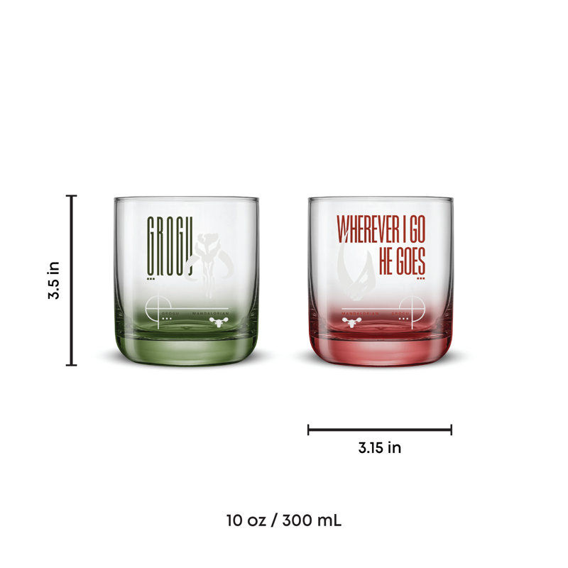 Verre court Mandalorian Grogu, 295 ml
