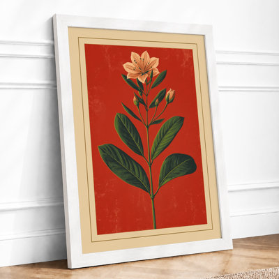 Centered Bloom Botanical - Framed Print