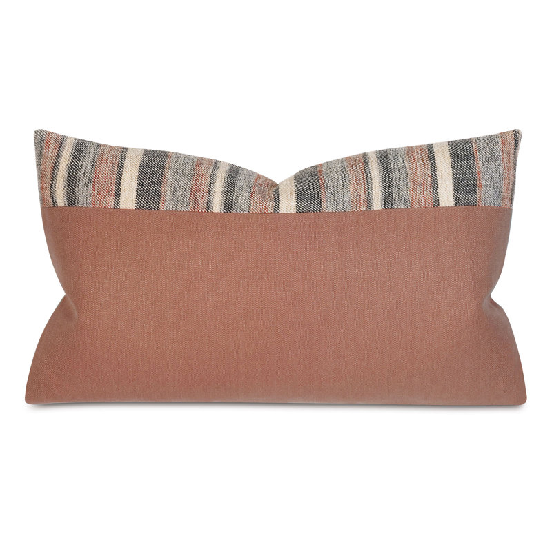 Ridge Linen Lumbar Pillow Cover & Insert
