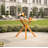 Mylas 36.2" Solid Wood Round Patio Table