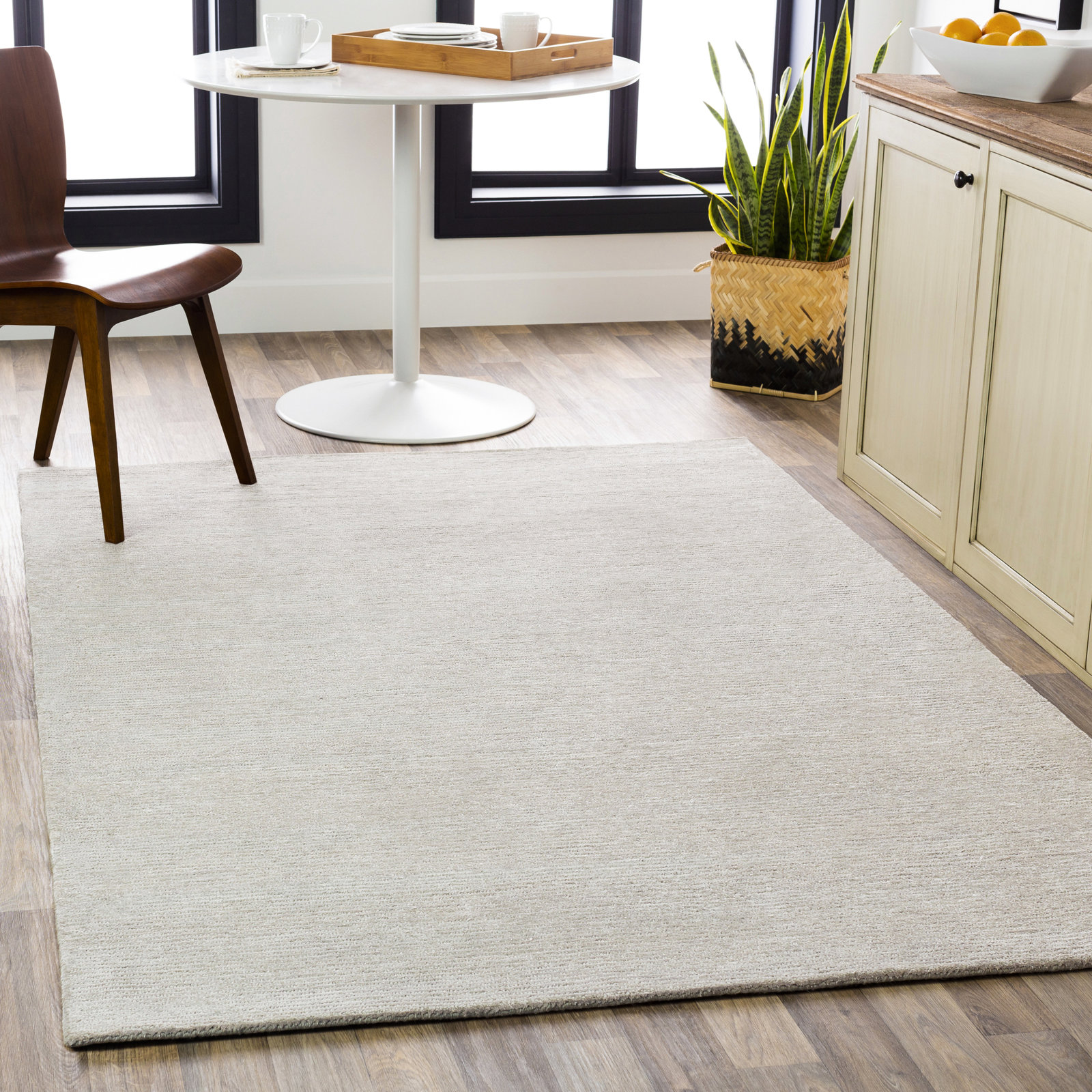 Axel Light Gray Hand-Tufted Rug, Rectangle 9' x 12'