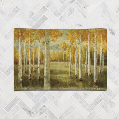 Tapis en chenille Aspen Birches