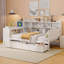 Lit de jour simple en bois avec 3 tiroirs, ports USB et bureau-1107719463