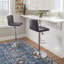 Tabouret de bar pivotant à hauteur réglable Aishvi-939920367