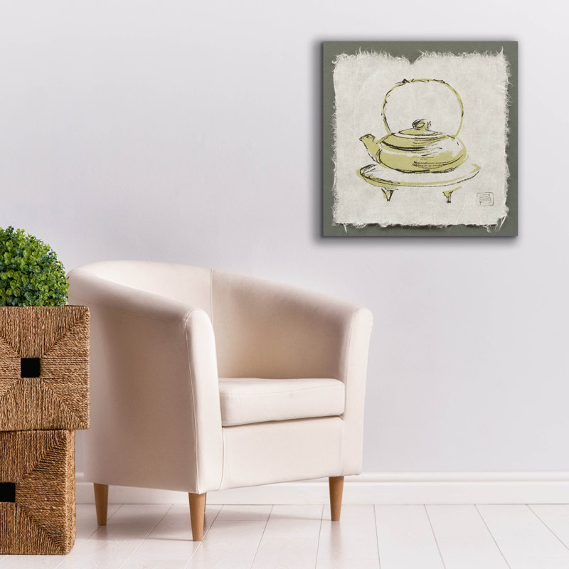 Toile épique «Green Teapot» par Chris Paschke, H 26 po x l 26 po