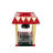Mini Popcorn Machine Carriage Shape Hot Sell Tabletop Popcorn Maker 9" L x 7" W x 15 1/2" H 15914