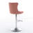 Swivel Velvet Barstools with Adjusatble Seat Height-1880070283-1880070257