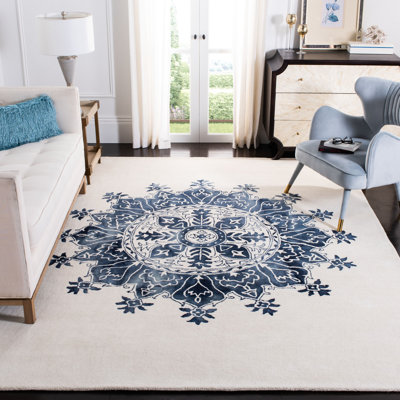Dip Dye Hand Tufted Wool Oriental Rug