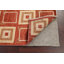 Tapis rouille en laine noué à la main de conception unique 6 pi 6 po x 9 pi 10 po New Age