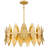 Hayley 6-Light Gold Leaf Pendant Light