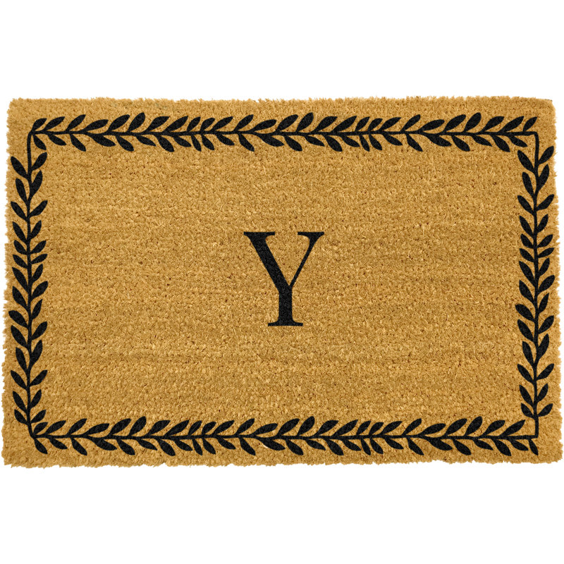 Brasfield Non-Slip Outdoor Doormat, Y
