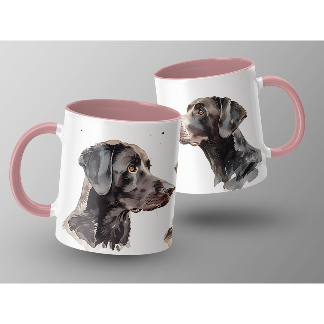 Doberman Pinschers Watercolor Art 11oz Coffee Mug