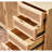 Simple Rattan Groove Handle Buffet Table