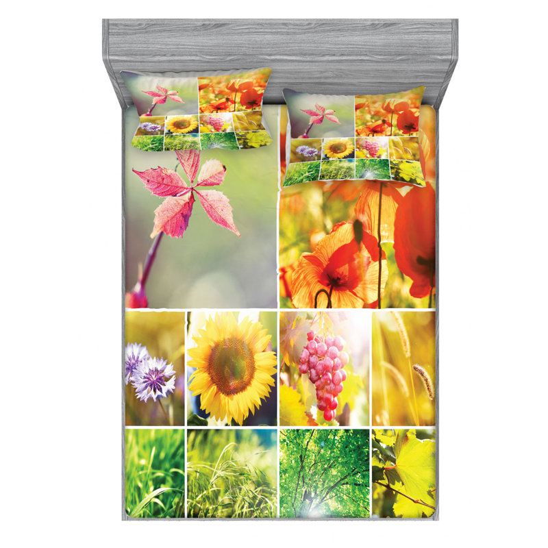 Microfiber Sheet Set, Full Sheet Set with Fitted Sheet