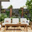 Harmon 4 ft. W Laser Cut Metal Privacy Screen-55887654