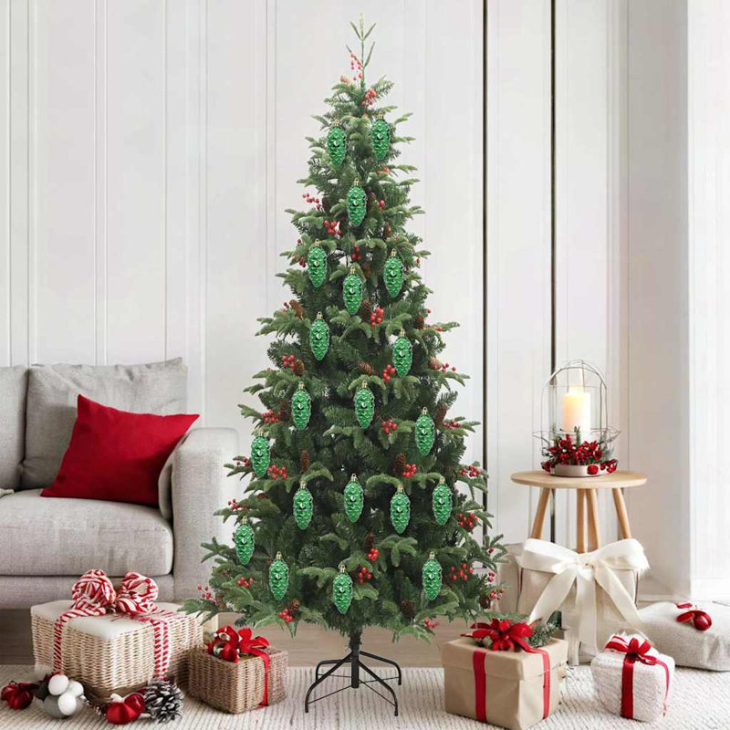 vidaXL Christmas Pine Cone Ball, Green