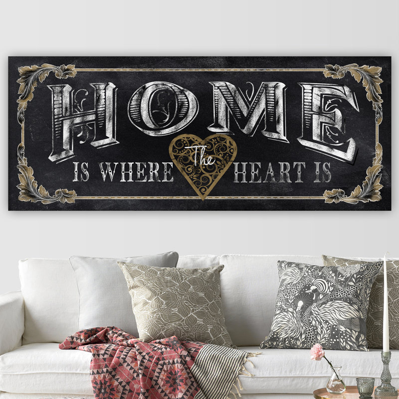 Art textuel sur toile tendue, H 8 po x l 20 po x P 1,5 po