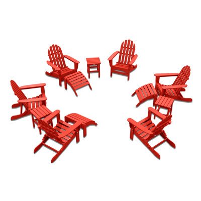 Leighton Foldable Outdoor Adirondack Set