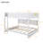 Queen Bunk Bed With Charging Station & Large Storage Cabinets-2064949457