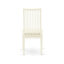 Ensemble de table de salle à manger 5 pièces moderne comprenant une table ronde en bois avec Dropleaf et 4 chaises de salle à manger rembourrées en tissu de lin, 42 x 42 pouces, blanc lin-1797982532-1797982533-1866178398