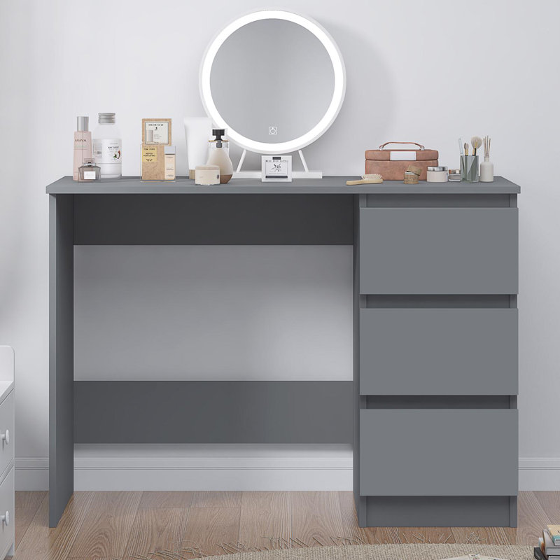 Warren Dressing Table - Matt Dark Grey