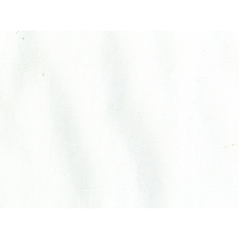 Elegant White Cotton Blend Jacquard Oval Tablecloth