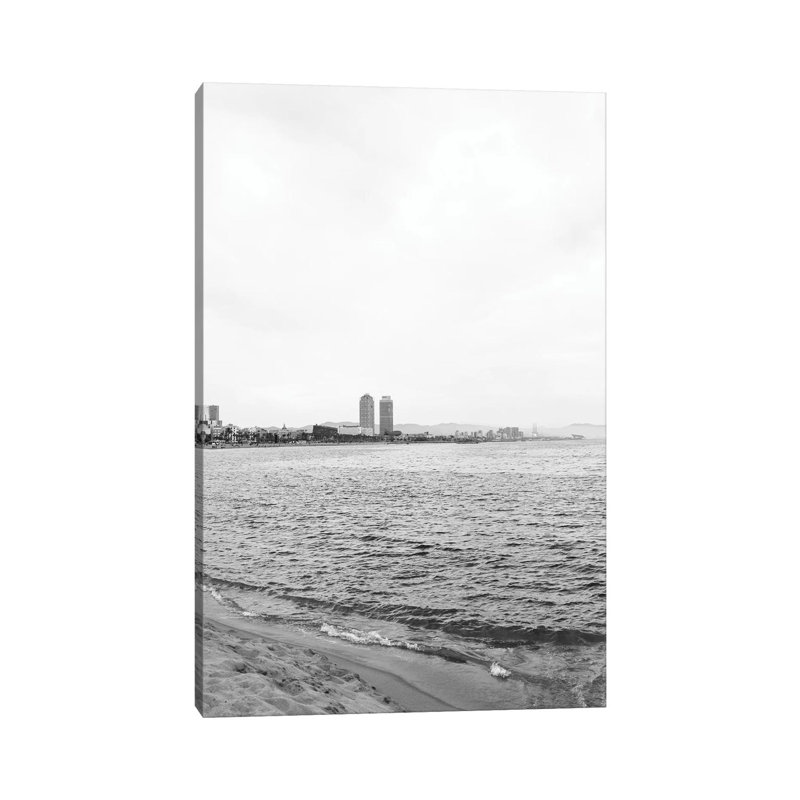Barcelona Coast II by Bethany Young - Print on Canvas, 66.04cm H x 45.72cm W x 3.81cm D, Wrapped Canvas