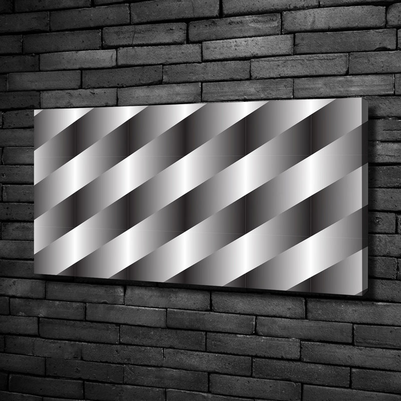 Abstraction Stripes - No Frame Print on Canvas